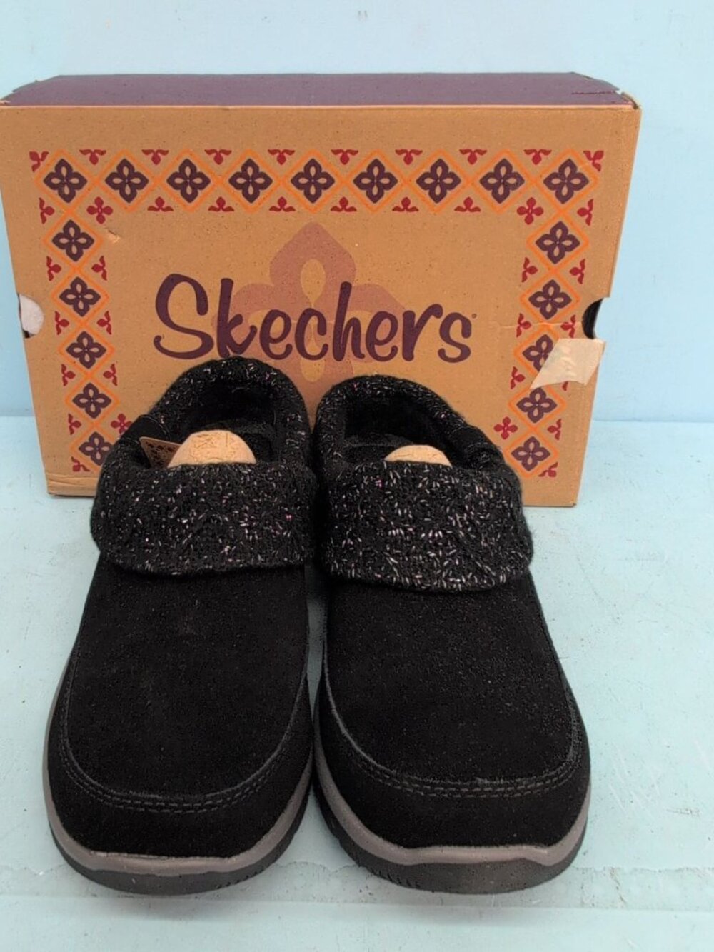 Skechers Easy Going Full Bloom Women's Clogs US 9 Black - Picture 4 of 12